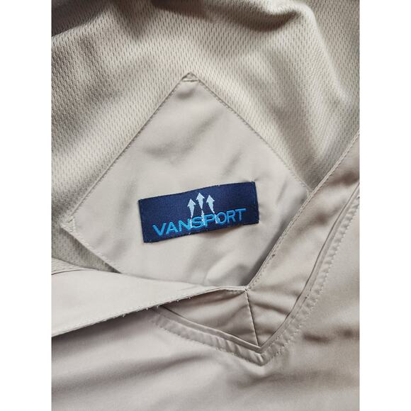 Vansport Budweiser Pullover Windbreaker Mens 2XL Logo V-Neck Lightweight Jacket - Picture 8 of 16